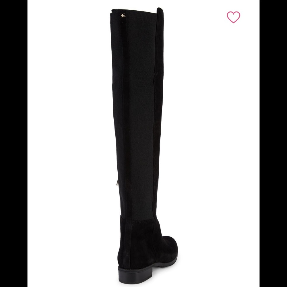 SAM EDELMAN black suede over the knee boots 💫